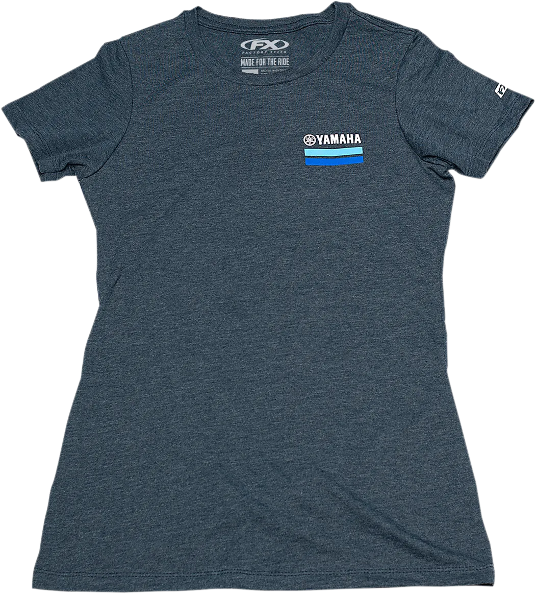 FACTORY EFFEX-APPAREL Women's Yamaha Chevron T-Shirt - Navy