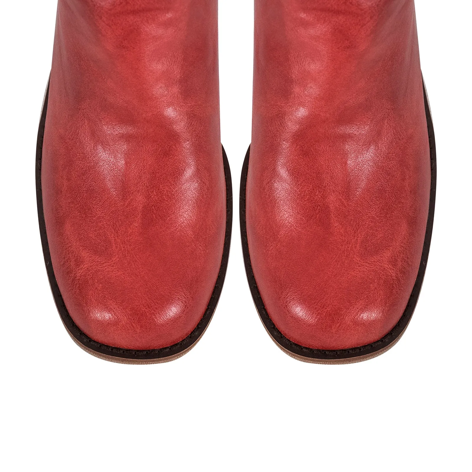 Fashion Chunky Heel Mid Calf Boots