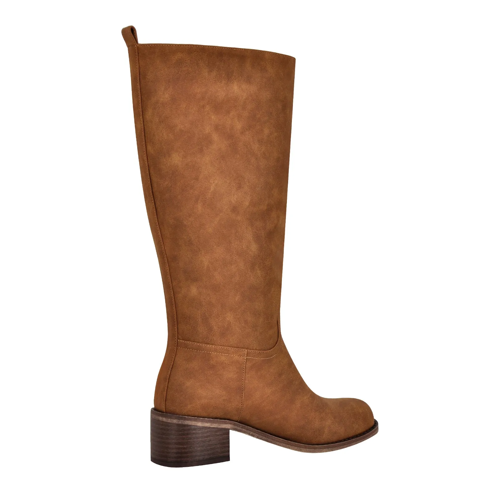 Fashion Chunky Heel Mid Calf Boots