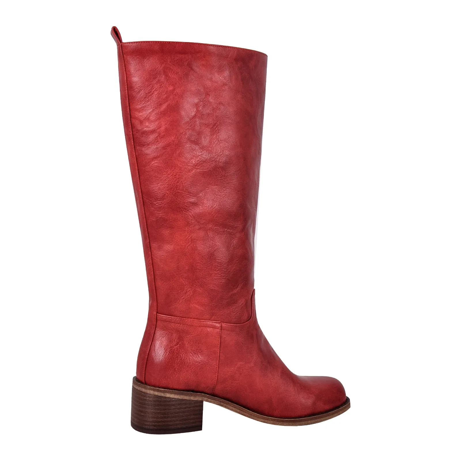 Fashion Chunky Heel Mid Calf Boots
