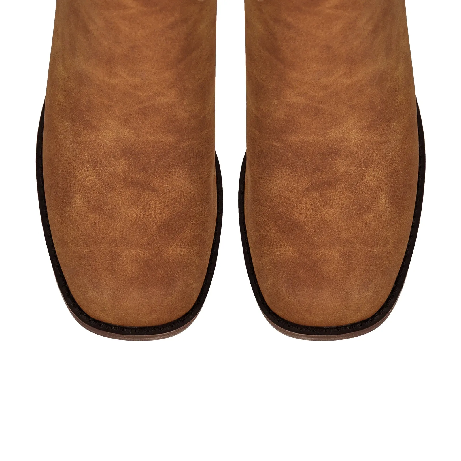 Fashion Chunky Heel Mid Calf Boots
