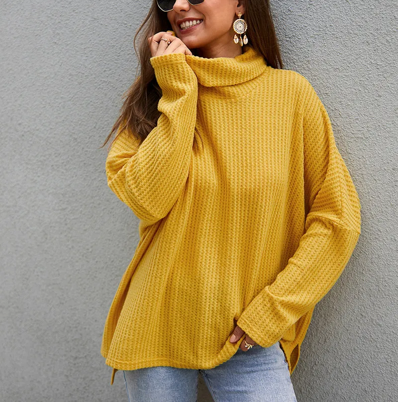 Fashion High Collar New Sweater Top