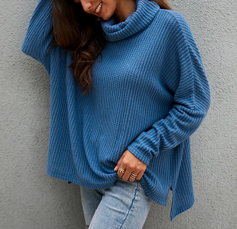 Fashion High Collar New Sweater Top