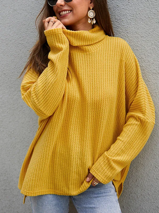 Fashion High Collar New Sweater Top