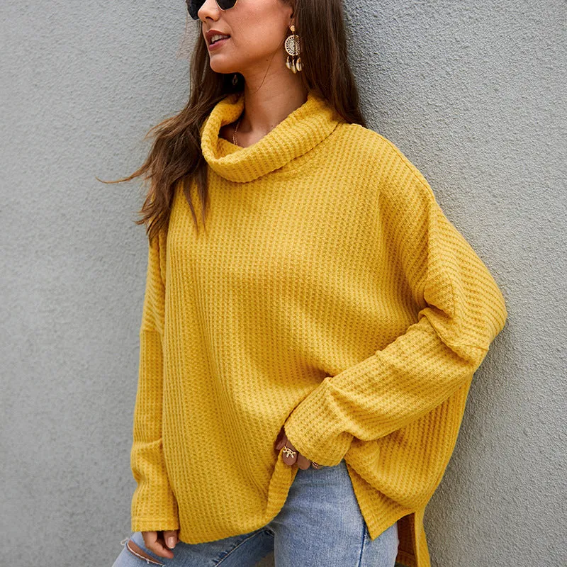 Fashion High Collar New Sweater Top