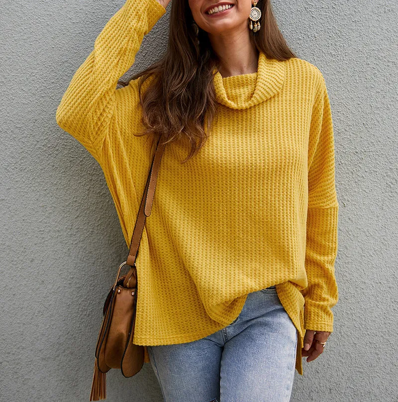 Fashion High Collar New Sweater Top