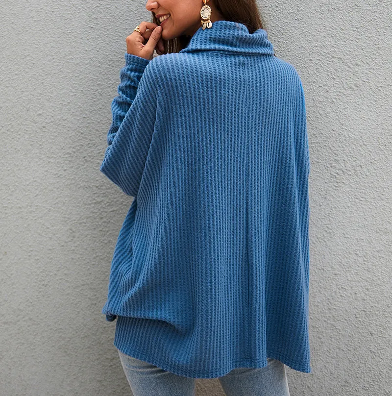 Fashion High Collar New Sweater Top