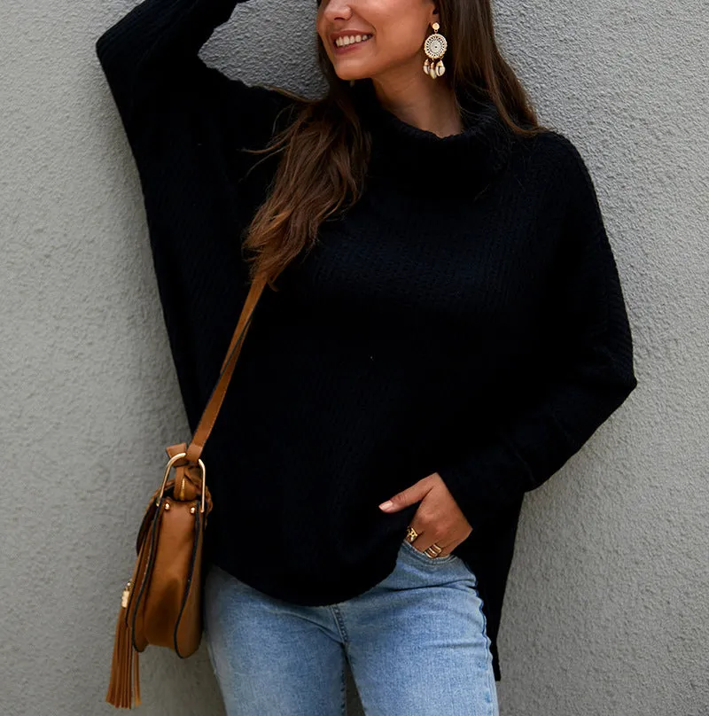 Fashion High Collar New Sweater Top