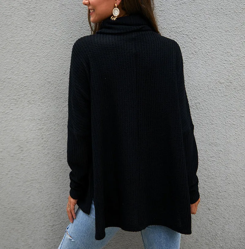 Fashion High Collar New Sweater Top