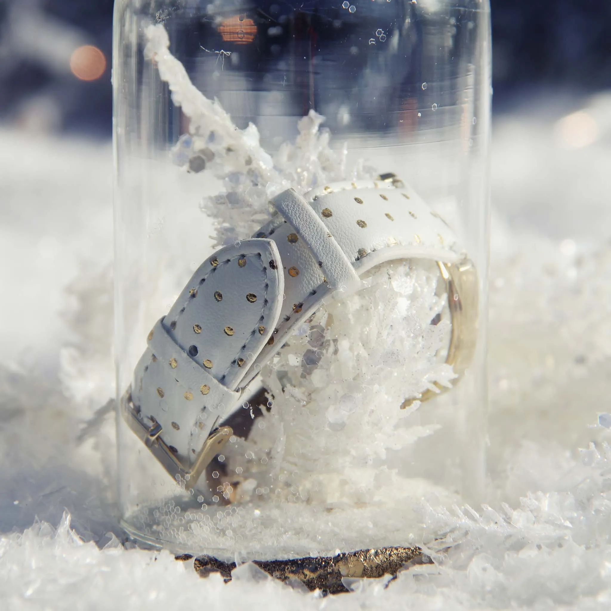 Gold & Dots Watch