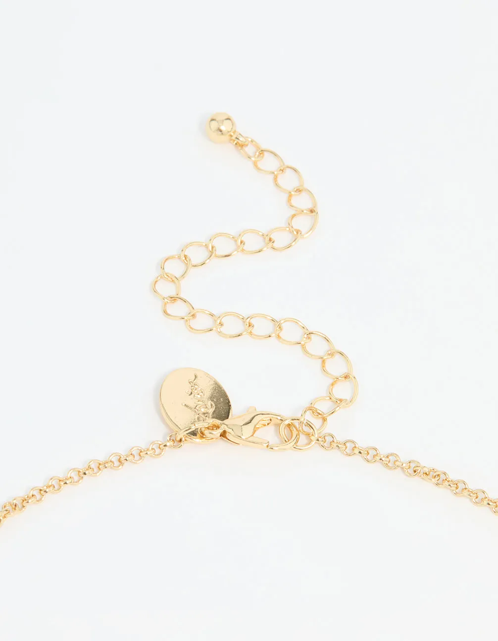 Gold Plated Rectangular Locket Pendant Necklace