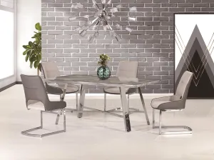 Grey Marble Dining Table