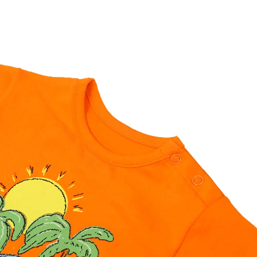 Infant Girls T-Shirt Waves - Autumn Glory | Bachaa Party Baby Clothes Girls Tops & T-Shirts