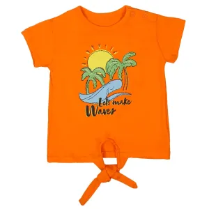 Infant Girls T-Shirt Waves - Autumn Glory | Bachaa Party Baby Clothes Girls Tops & T-Shirts