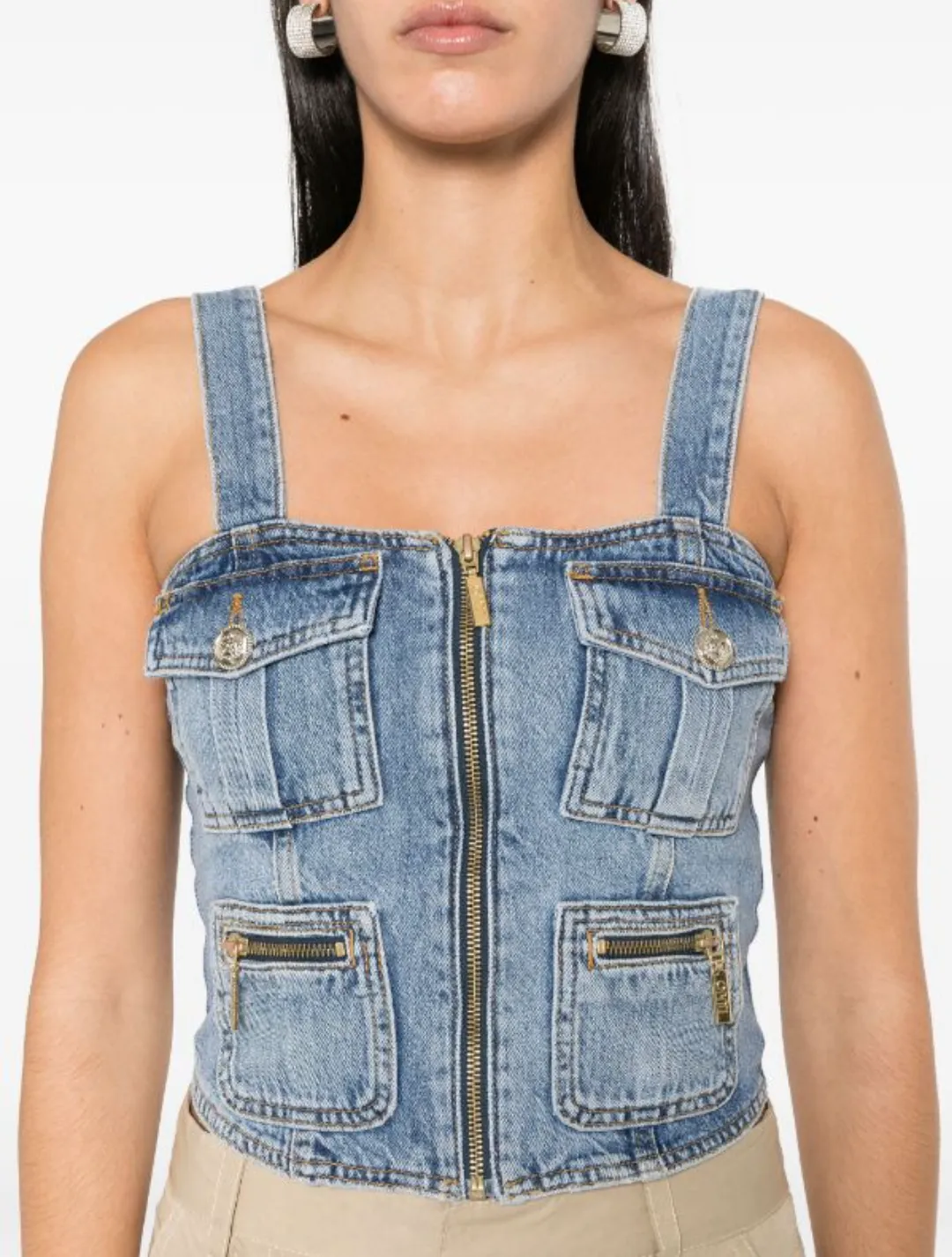 It's A Vibe Denim Top
