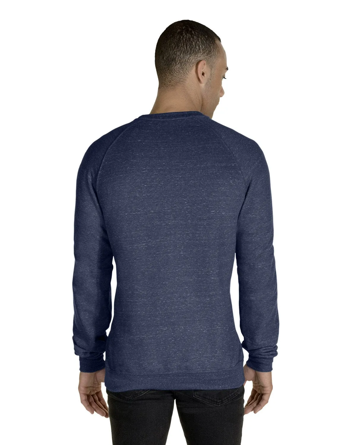 Jerzees Snow Heather French Terry Crewneck Sweatshirt
