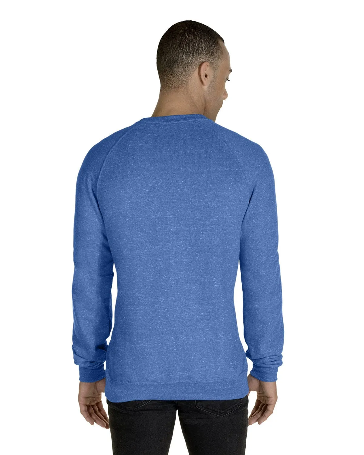 Jerzees Snow Heather French Terry Crewneck Sweatshirt