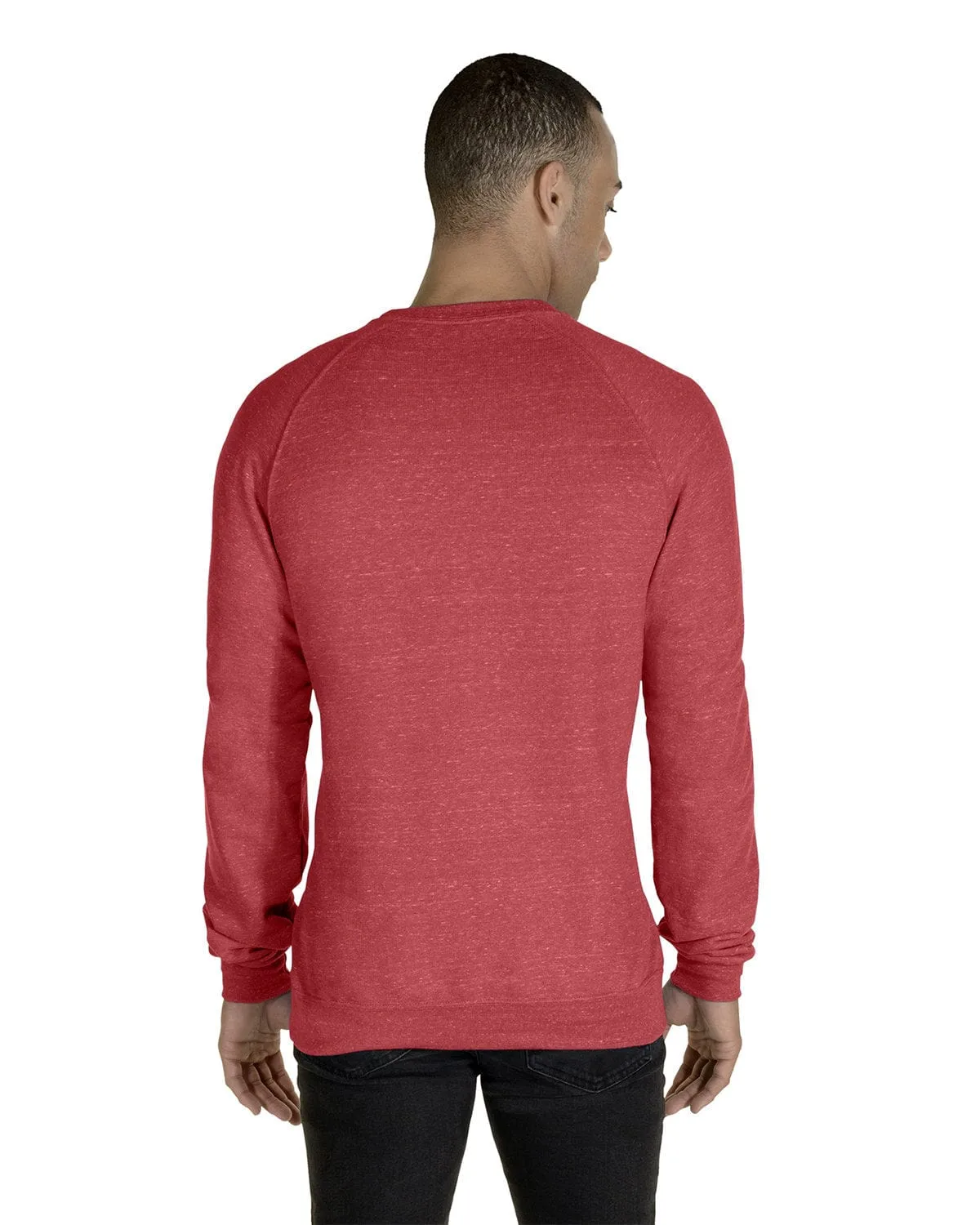 Jerzees Snow Heather French Terry Crewneck Sweatshirt