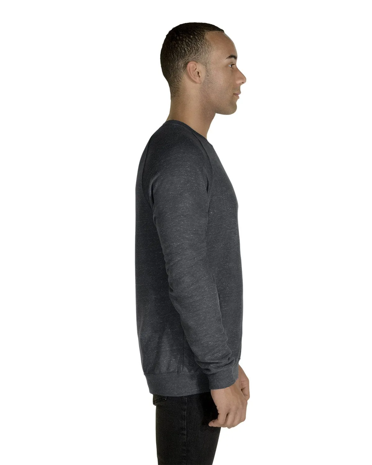 Jerzees Snow Heather French Terry Crewneck Sweatshirt