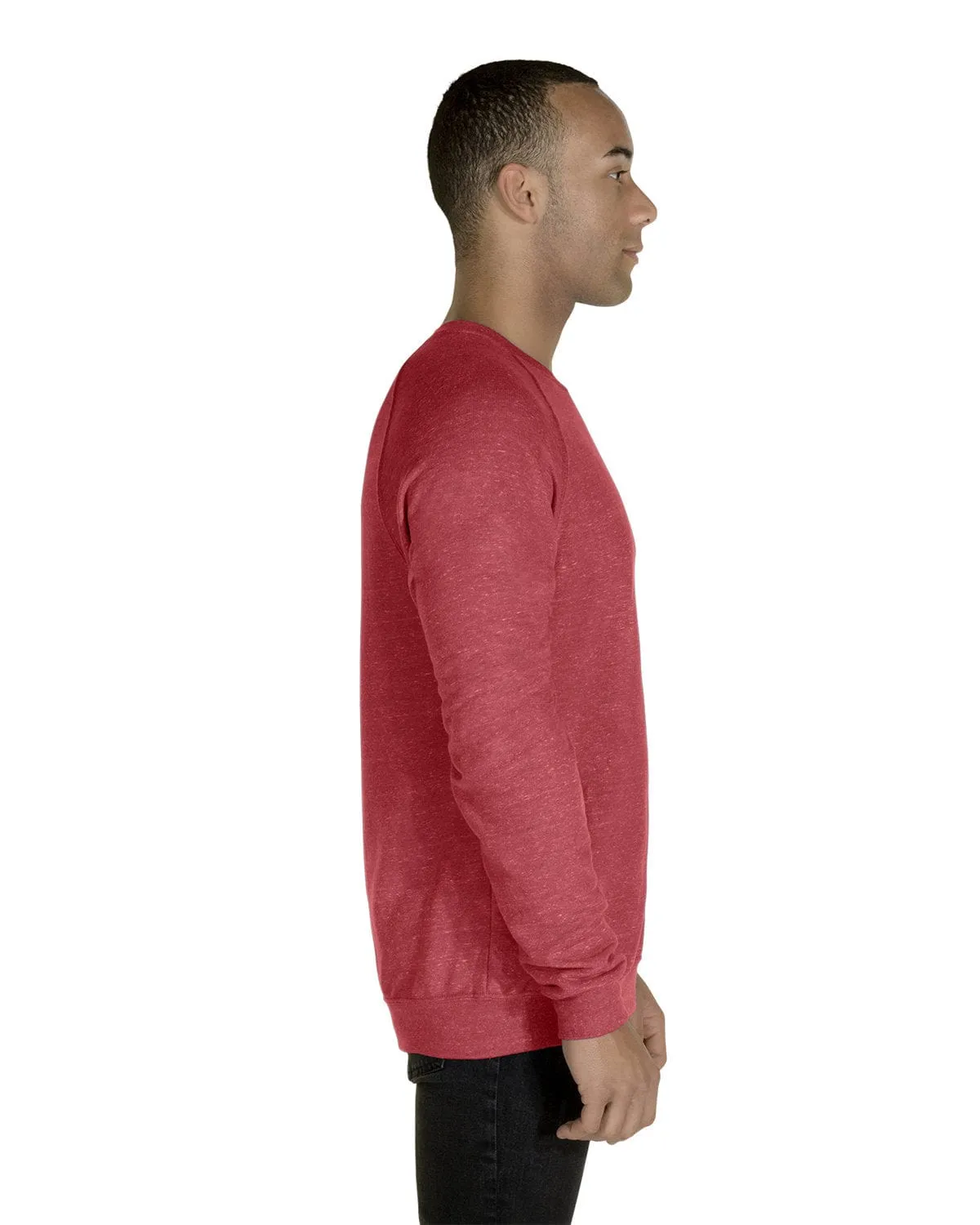 Jerzees Snow Heather French Terry Crewneck Sweatshirt