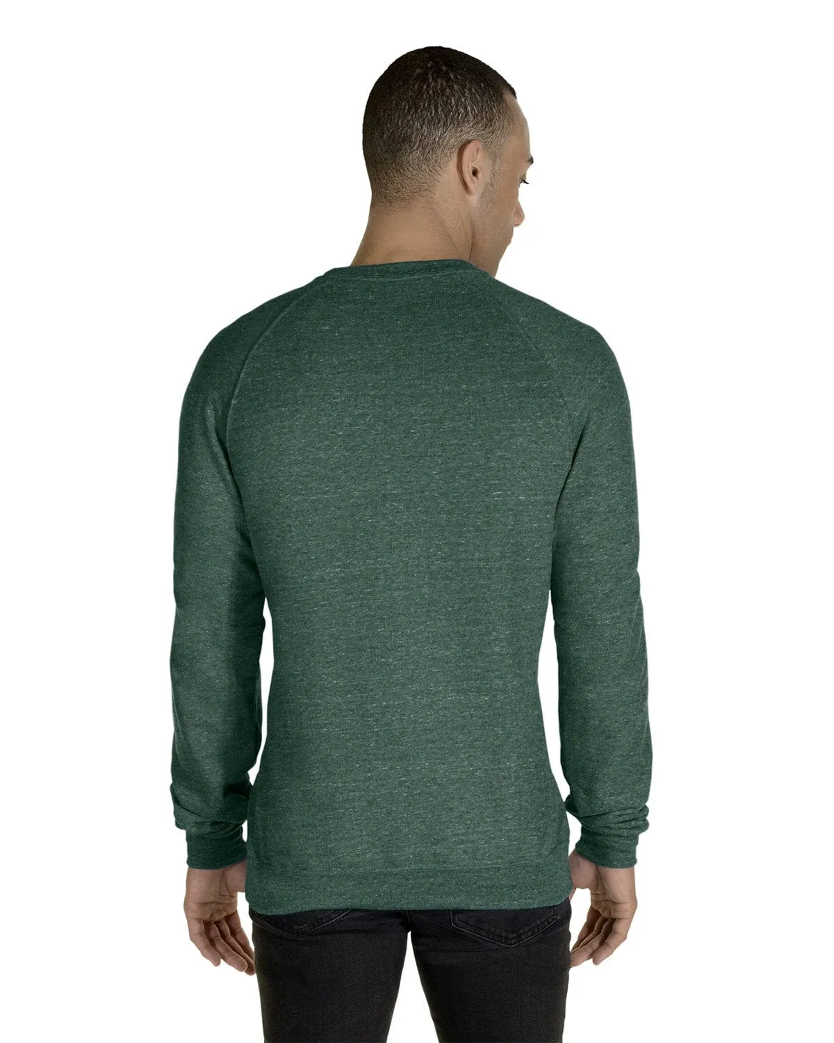 Jerzees Snow Heather French Terry Crewneck Sweatshirt