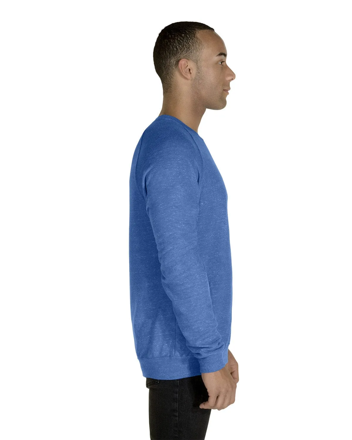 Jerzees Snow Heather French Terry Crewneck Sweatshirt