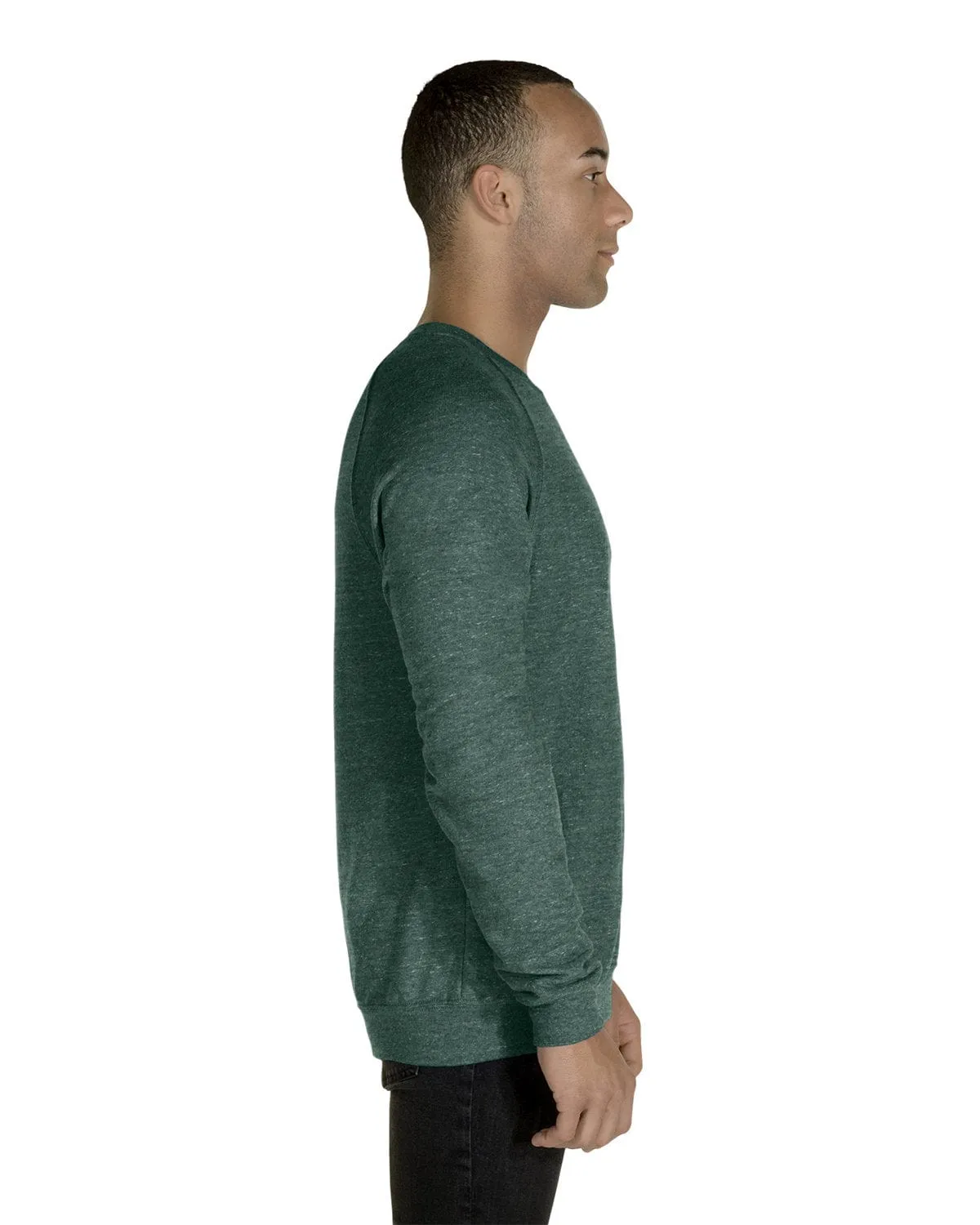 Jerzees Snow Heather French Terry Crewneck Sweatshirt