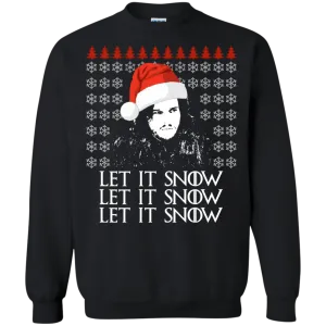 Jon Snow Let It Snow Ugly Sweater