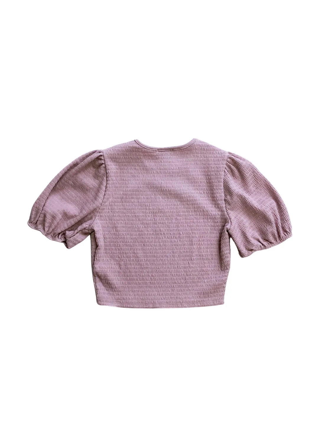 Josephine Smocked Puff Sleeve Top - Lilac
