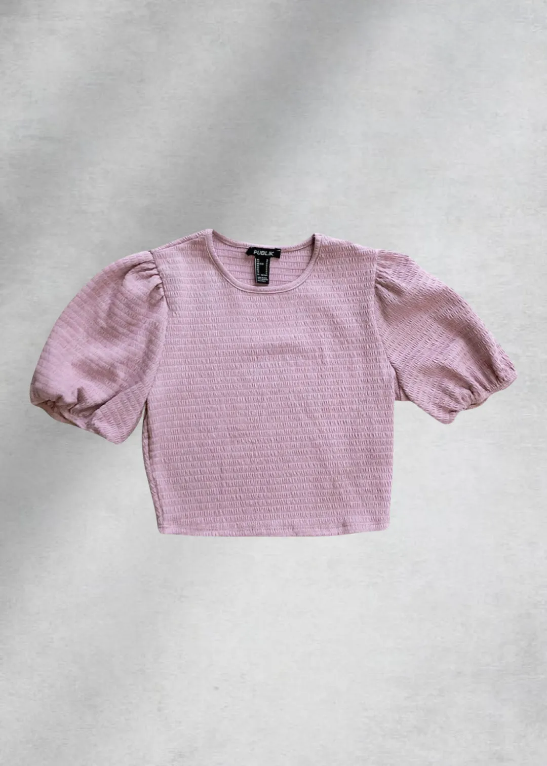 Josephine Smocked Puff Sleeve Top - Lilac