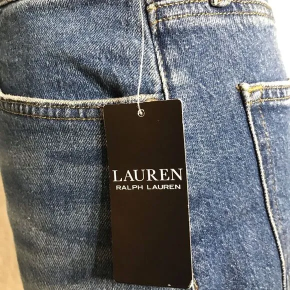 Lauren Ralph Lauren NWT High-Rise Jean Shorts Size 8