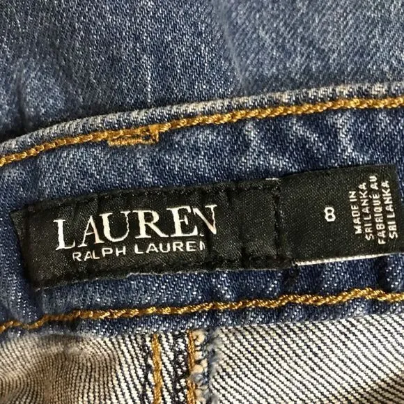Lauren Ralph Lauren NWT High-Rise Jean Shorts Size 8