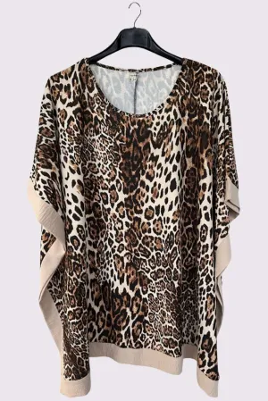 Leopard Print Side Panel Box Top