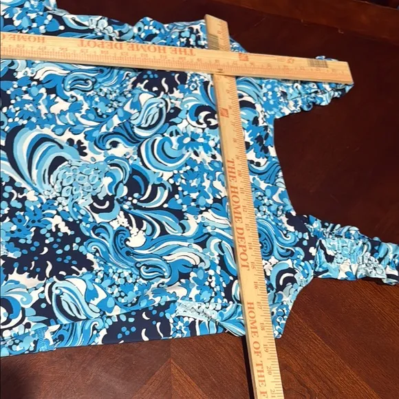 Lilly Pulitzer luxlethic noelani stretch tennis dress Blue Sundress Mini pockets