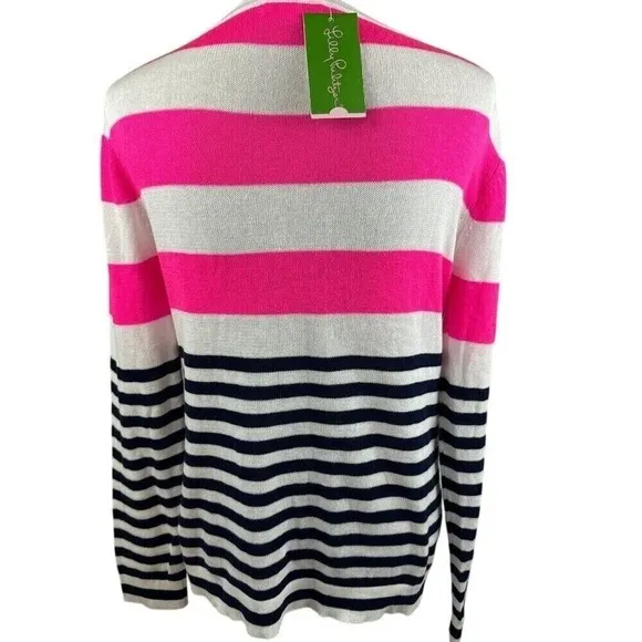 Lilly Pulitzer Womens Medium Gwyneth Wool Blend Sweater Private Island NEW