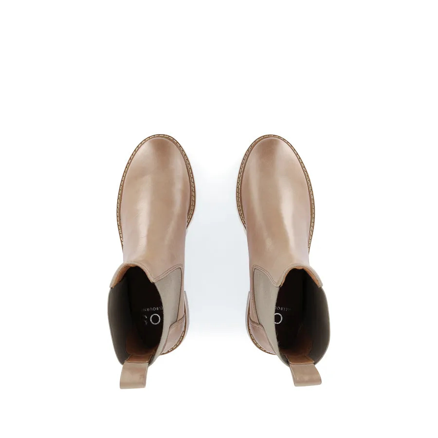 LINEAR - TAUPE LEATHER