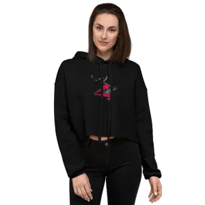 Lovers Kiss Crop Hoodie