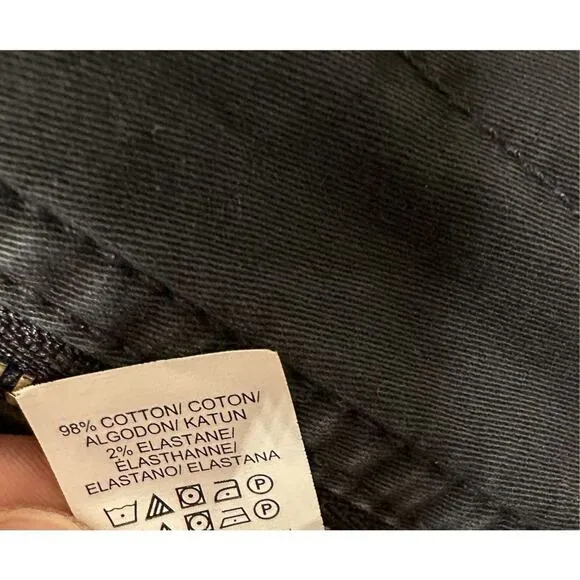 Lucky Brand Women's Drawstring Zip Up Long Sleeve Basic Jacket Black Size Medium