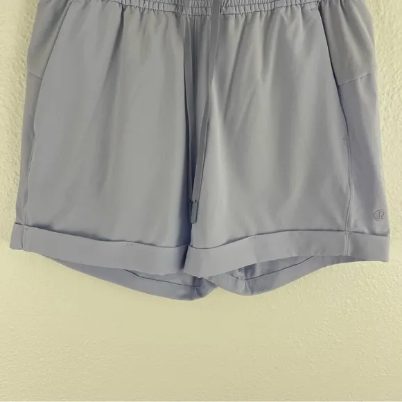 LULULEMON Berry Mist Blue Spring Break Away Short *4-Way Stretch 3&quot; Shorts