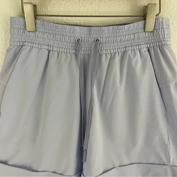 LULULEMON Berry Mist Blue Spring Break Away Short *4-Way Stretch 3&quot; Shorts