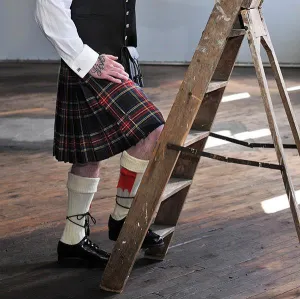MacKay Blue Ancient Casual 4 Yard Kilt