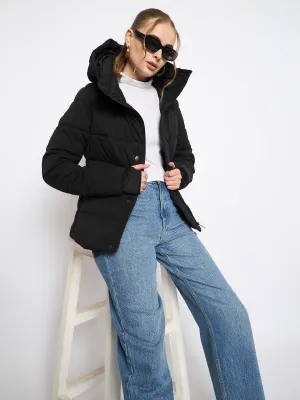 Madame High Black Quilted Jacket