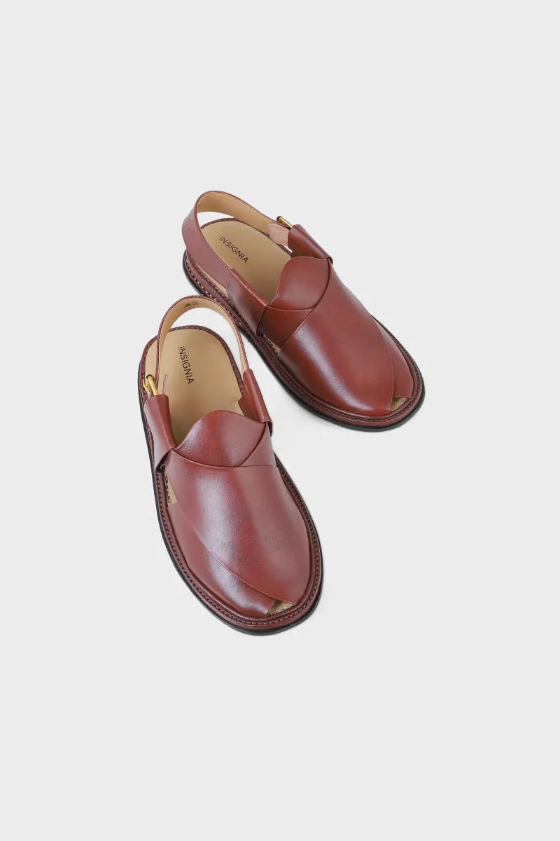 Men Casual Peshawari MO3500-Burgundy