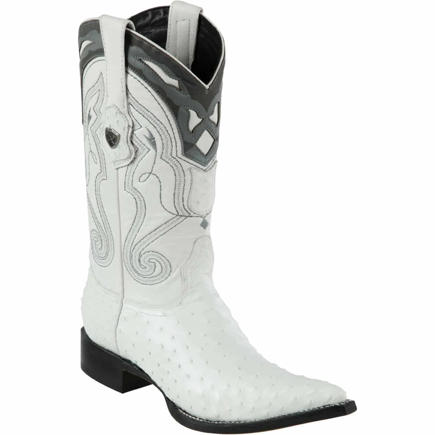 Men's Wild West Ostrich Skin 3X Toe Boots 29503-B