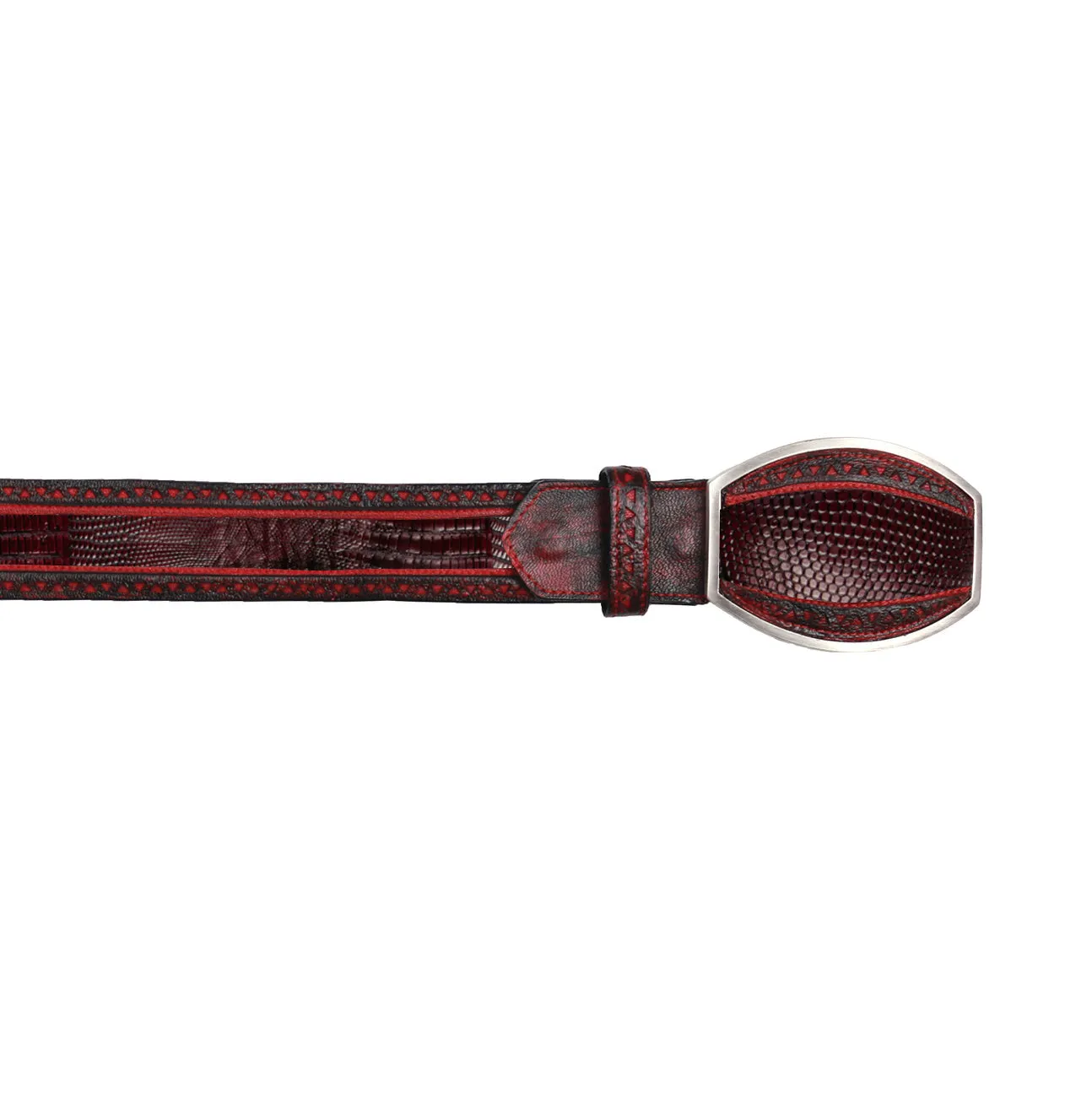 Men's Wild West Teju Lizard Belt