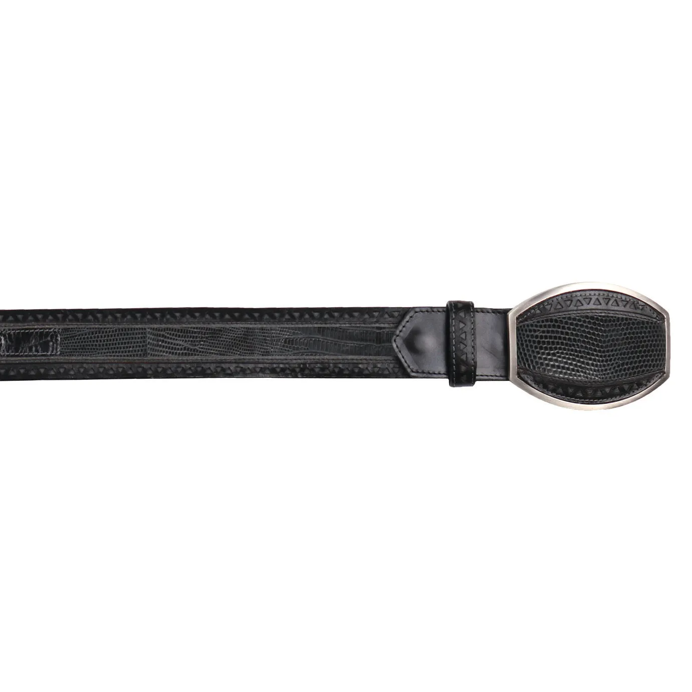 Men's Wild West Teju Lizard Belt
