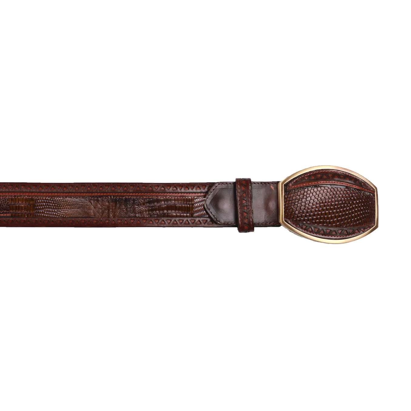 Men's Wild West Teju Lizard Belt