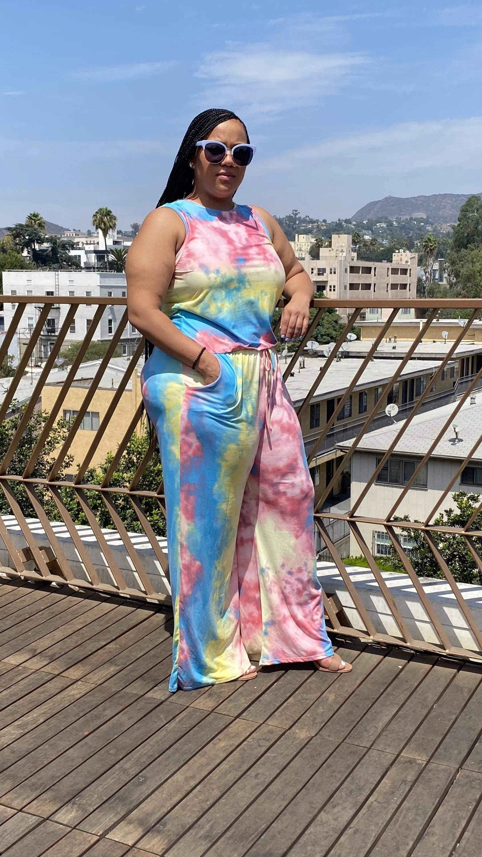 Michelle Tie Dye Jumpsuit