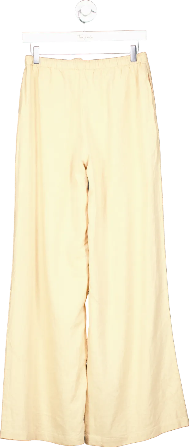 Monday Beige Wide Leg Trousers US P