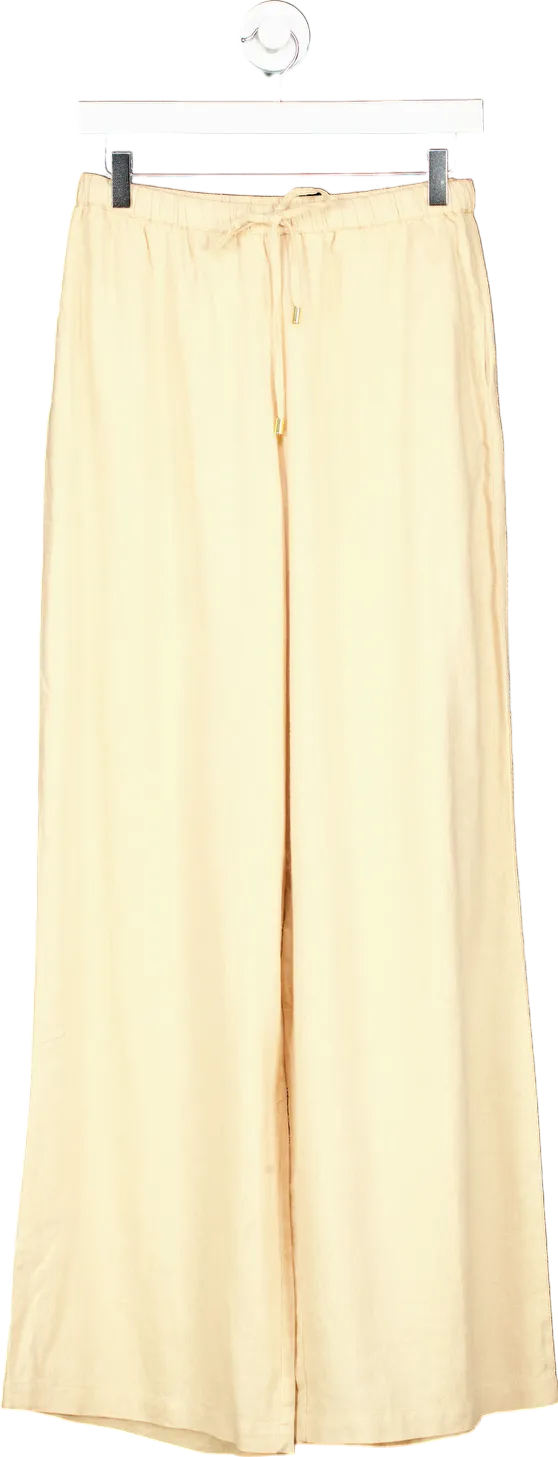 Monday Beige Wide Leg Trousers US P